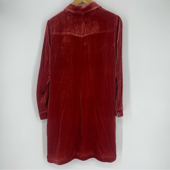 Sundance Rocio velvet dress henna  fall - Picture 4 of 7